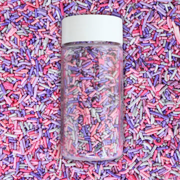 Confect Unicorn Bliss Rainbow Sprinkles - Custom Blend Jimmies - Multicolor Edible Toppings for Cake, Cupcake & Dessert Decorati