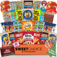 Variety Snack Care Package (45 Count) Gift Box For Teens - Fathers Day Goodie Food Arrangement For Dad - Birthday Candy Basket For Men, Women, Boys, Girls, Kid, Mature-Themed, College Student - Prime Delivery