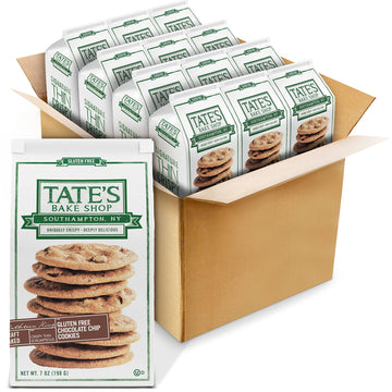 Tate's Bake Shop Gluten Free Chocolate Chip Cookies, 12-7 Ounce Bags, 12Count