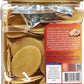 Rani Pani Puri Coins (Uncooked, Microwaveable Wheat Semolina Coins) 14oz (400g) w/Pani Puri Masala (14-Spice Blend for Indian Sp