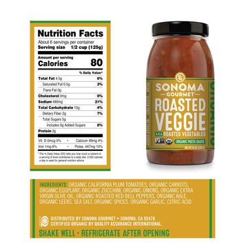 Sonoma Gourmet Sauce Psta Rstd Veggies