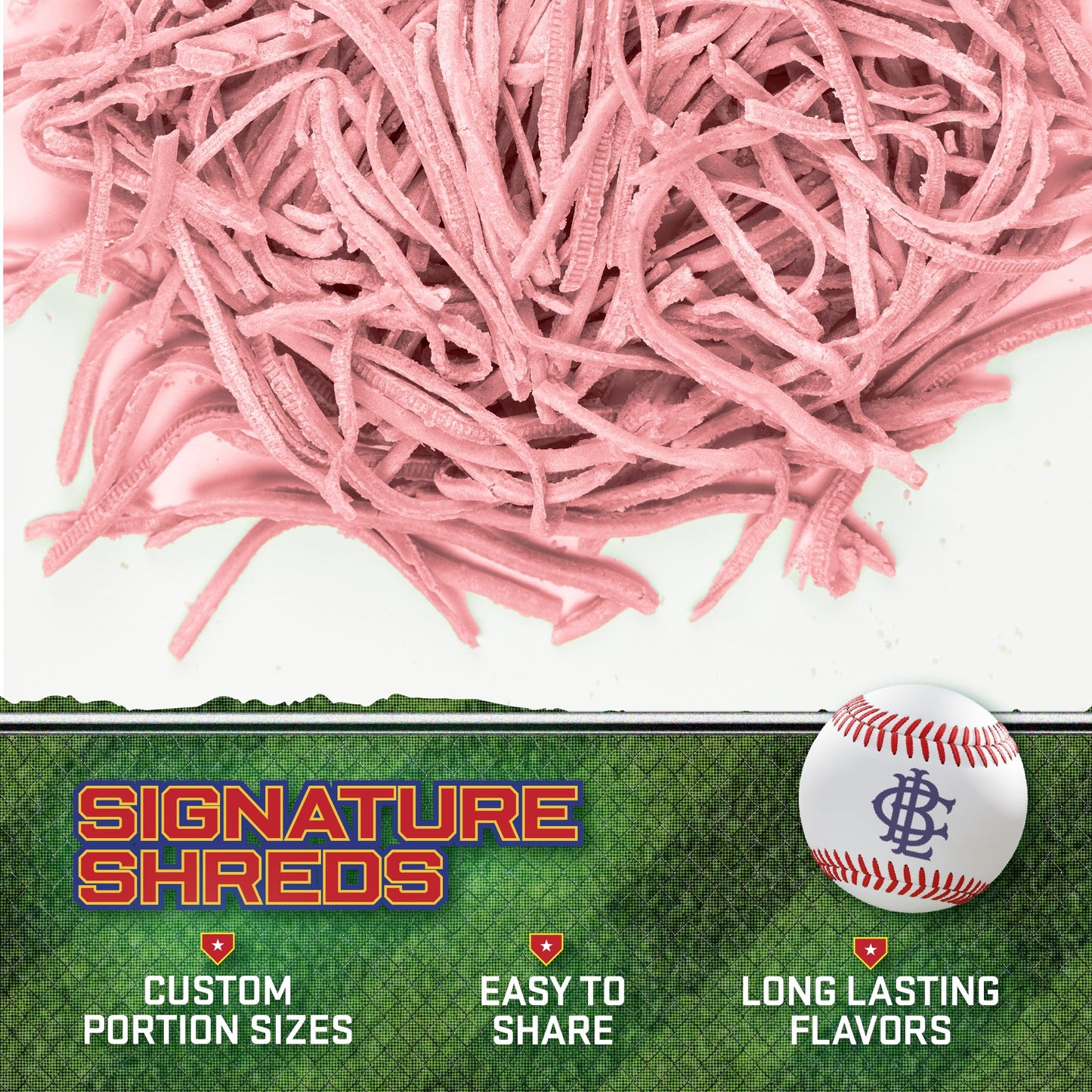 Big League Chew Pink Lemonade Bubble Gum 3-Pack - 2.12oz Packets - Softball Candy