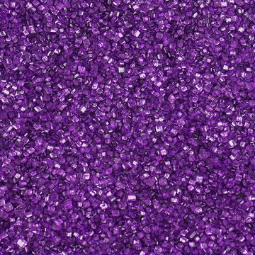 Purple Sanding Sugar Sprinkles, 4.6 oz Edible Sparkling Sugar Crystals for Baking Topping, Cupcakes, Cookies, Ice Cream & Cake D