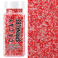 Red and White Sanding Sugar Sprinkles, 4.6 oz Edible Sparkling Sugar Crystals for Baking Topping, Cupcakes, Cookies, Ice Cream &
