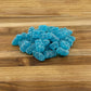 FirstChoiceCandy Sour Wacky Gummy Fun Bears, Sour Blue Raspberry, 2 Pound Pack