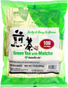 Maeda Sen-Cha Green Tea With Matcha Tea Bags, 100-Count