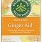 Traditional Medicinals Organic Ginger Aid Herbal Tea - 16 Tea Bags, Promotes Healthy Digestion, Pack of 1