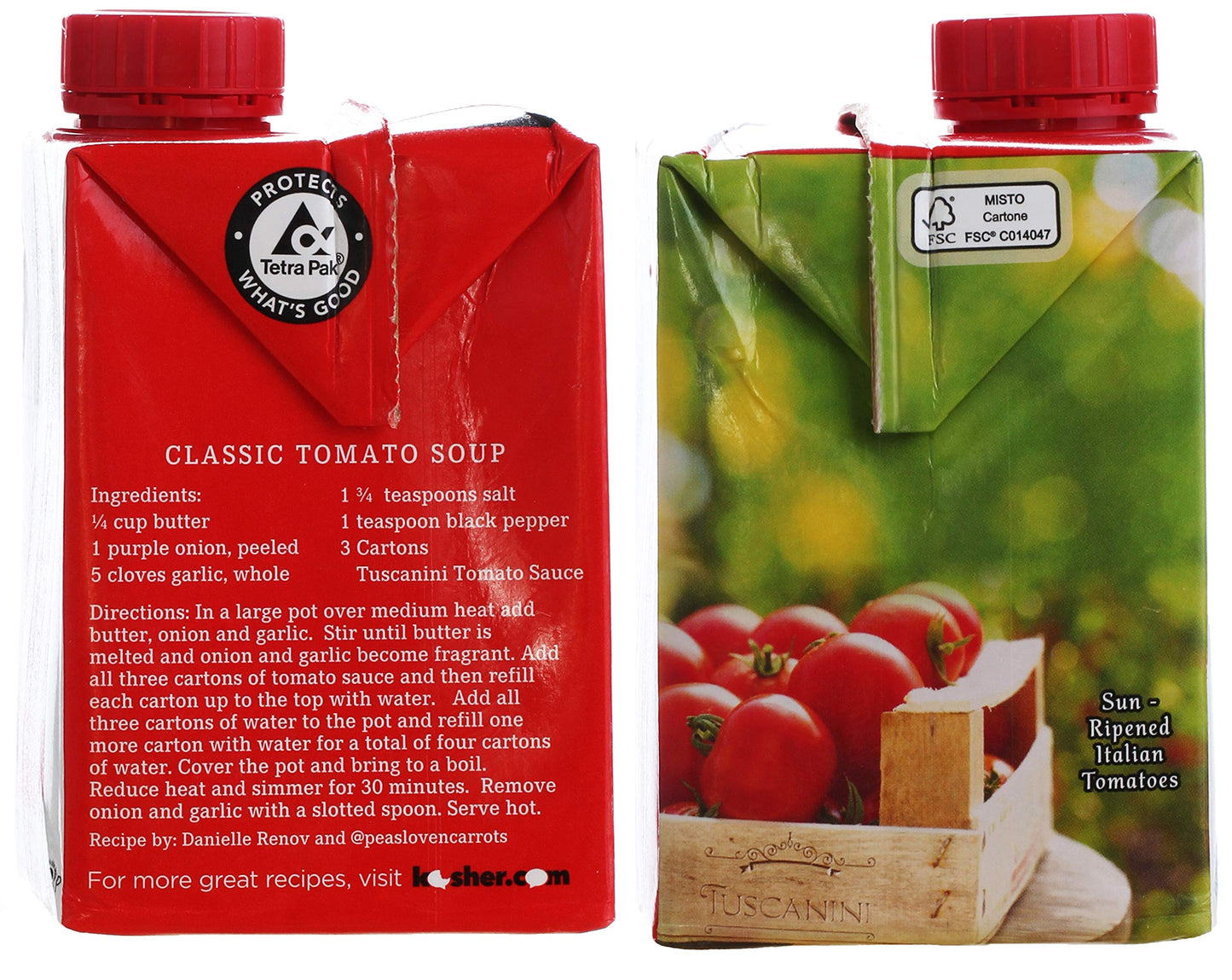 Tuscanini Italian Tomato Sauce, Premium Italian Passata, 17.6Oz (3 Pack) Resealable, Product Of Italy