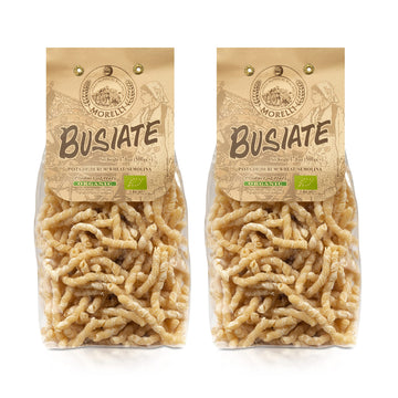 Morelli Spiral Pasta - Organic Premium Durum Wheat Semolina Italian Pasta From Italy - Protein-Rich, Ancient Grains, All Natural