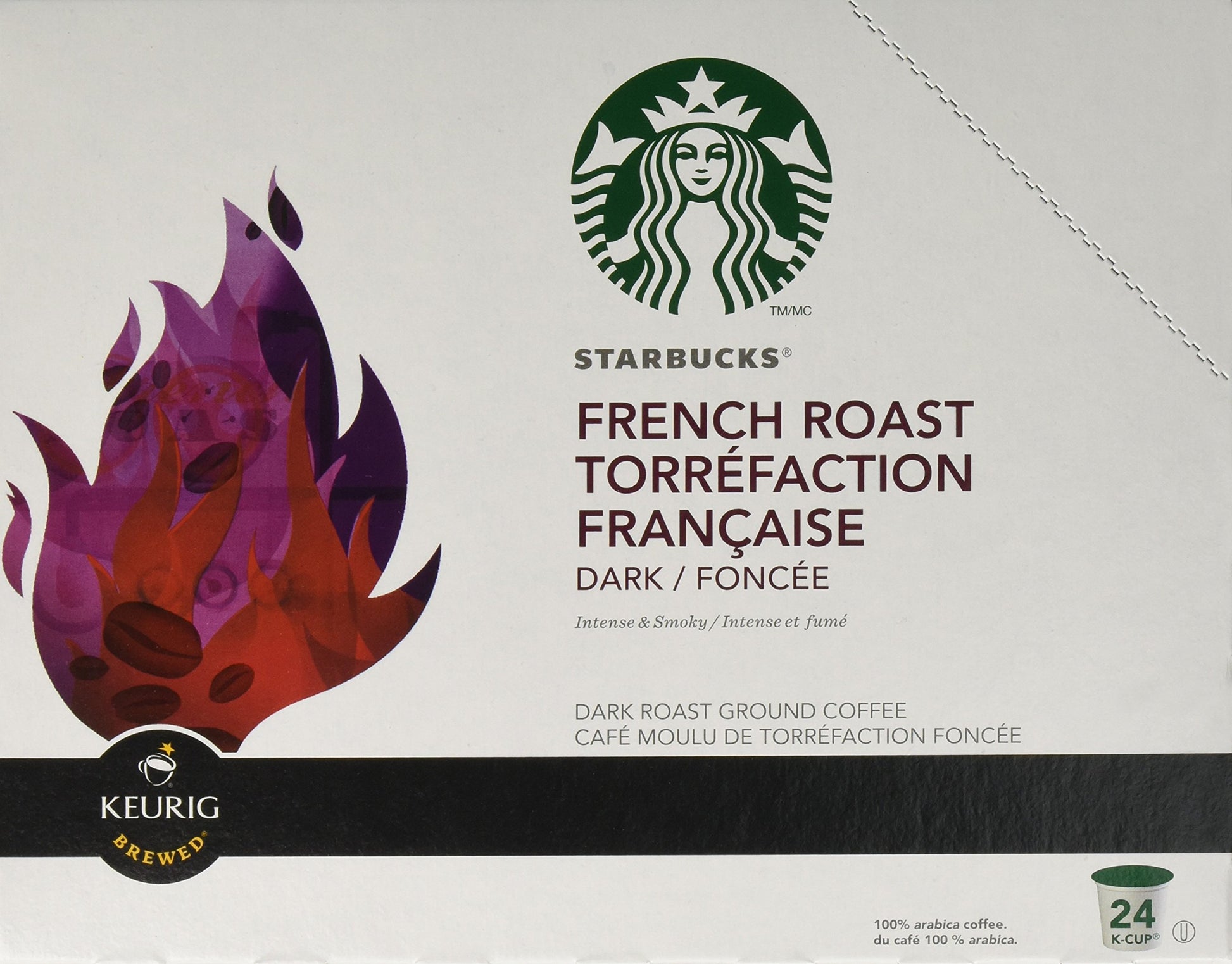 Starbucks French Roast K-Cup Pods for Keurig Brewers, 96 Count, Model COMINHKG028948