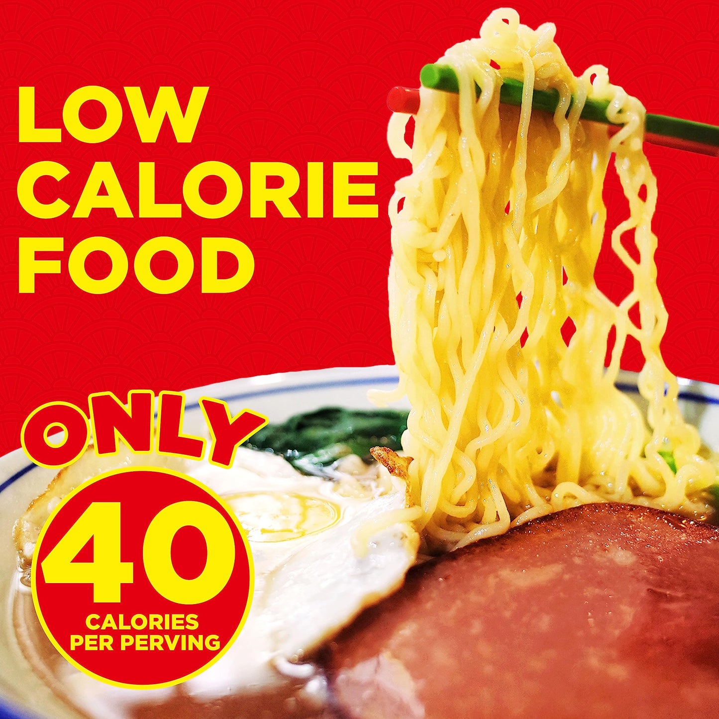 Keto Ramen Noodles (6 Packs) - Low Calorie, Gluten Free Shirataki Noodles For Healthy, Low Carb Meals (5.3 Oz/Pack)