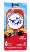 Crystal Light On The Go Fruit Punch Drink Mix, 10-Count Boxes (Pack of 5)