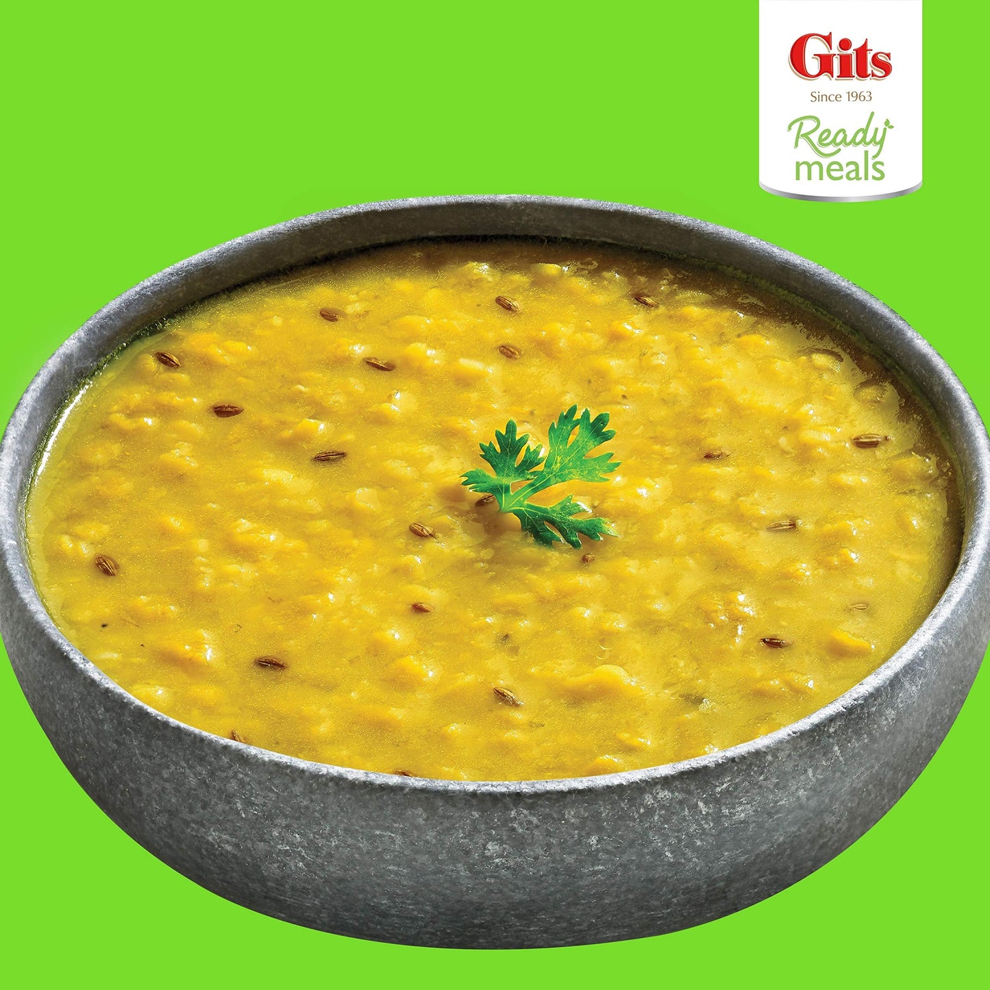 Gits Ready To Eat Dal Tadka, Pure Veg Heat And Eat Indian Meal, Microwaveable, 1200G (Pack Of 4 X 300G Each)