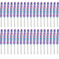 Adams & Brooks Unicorn Pops - 48 Count Lollipops, Individually Wrapped, Strawberry Flavor, Pink/Blue/Purple
