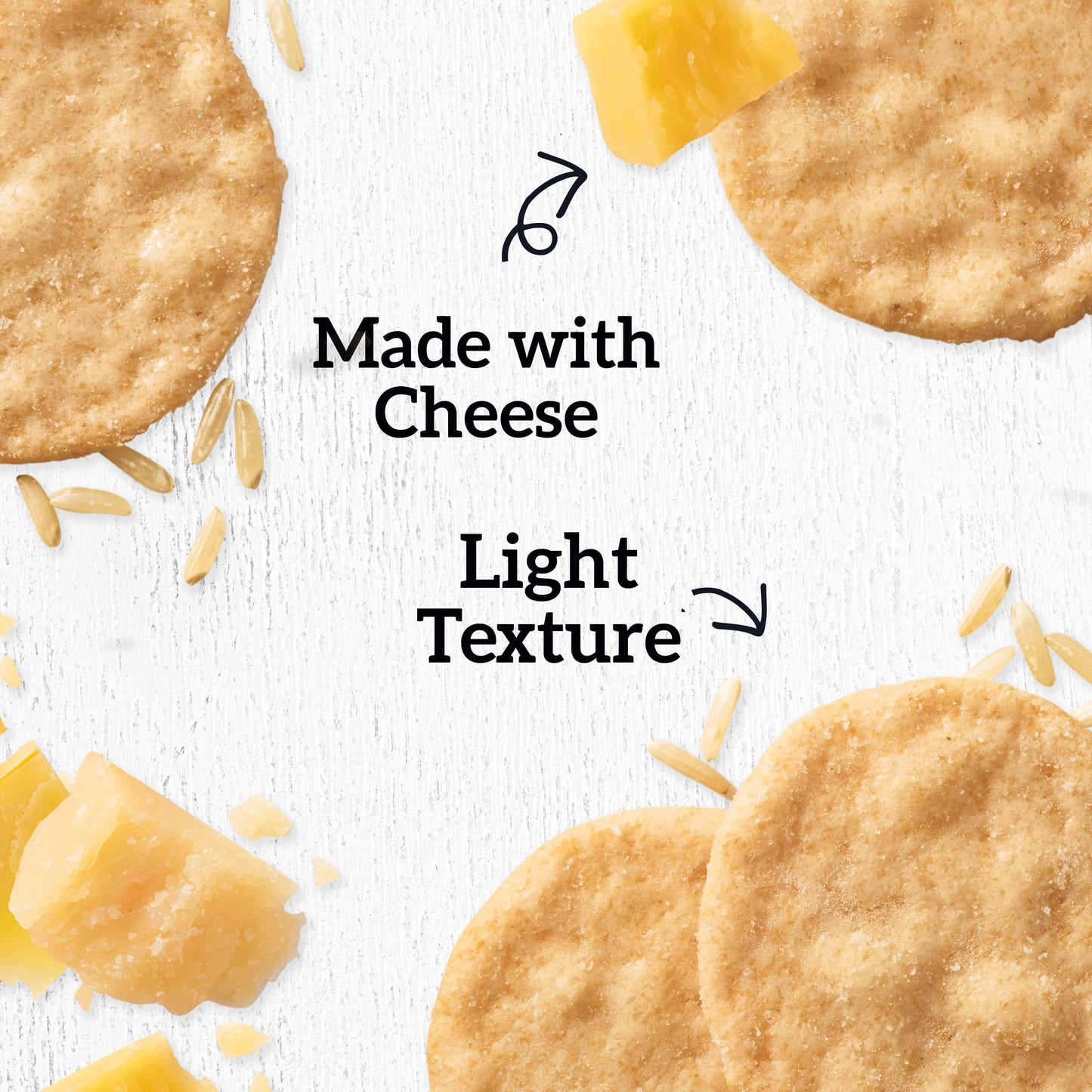 Good Thins Three Cheese Rice & Cheese Snacks Gluten Free Crackers, Bulk Snack Crackers, 6 - 3.5 oz Boxes