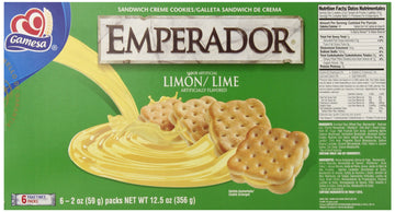 Gamesa Emperador Cookies, Piruetas, 2 Ounce - 6 Count (Pack of 1)