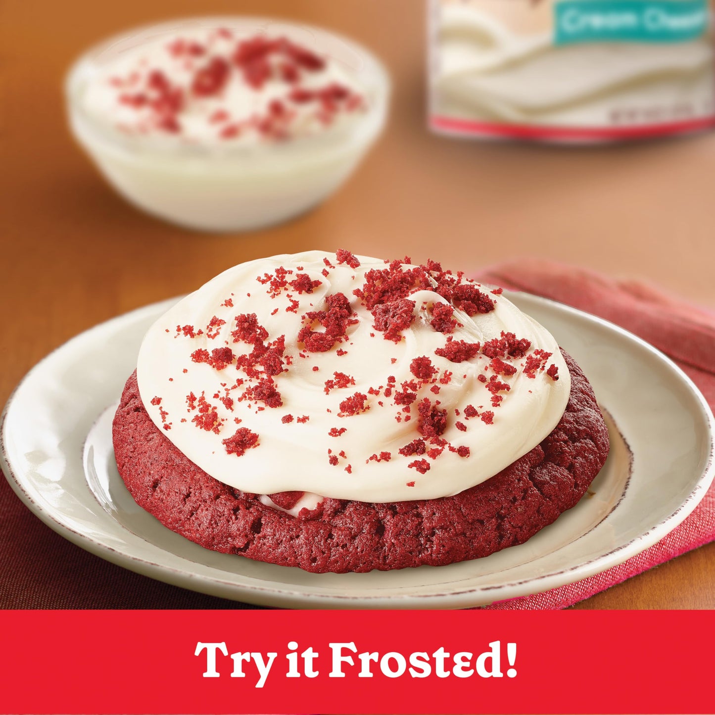 Betty Crocker Soft Baked Cookie Mix, Red Velvet, 17.1 oz, Holiday Baking