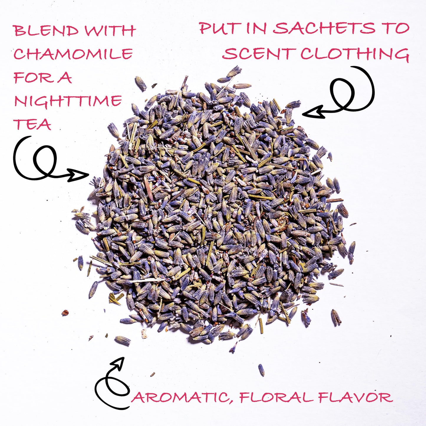 Worldwide Botanicals Organic Lavender Flowers, 1 Lb, Pure European Lavender Buds, Perfect For Aromatherapy, Sachets, Wedding Cel