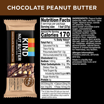 Kind Nut Butter Filled, Chocolate Peanut Butter, 6Ct