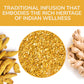 BREWIX Turmeric Ginger Herbal Tea - Caffeine & Gluten Free, Savory & Spicy, 7.05oz (200g)
