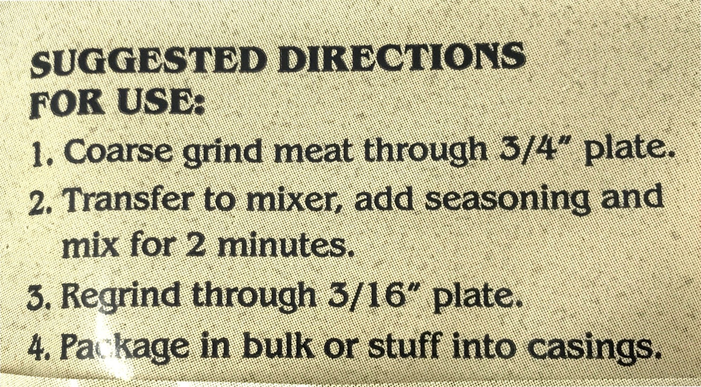 A.C. Leggs Hot Italian Sausage Seasoning, 2 Packs, 8 Ounce Each, Perfect for Spicing Up Recipes