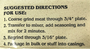 A.C. Leggs Hot Italian Sausage Seasoning, 2 Packs, 8 Ounce Each, Perfect for Spicing Up Recipes