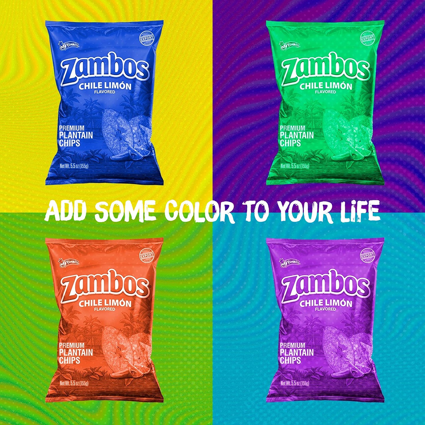Zambos Plantain Chips Chile Limon (Pack Of 1)