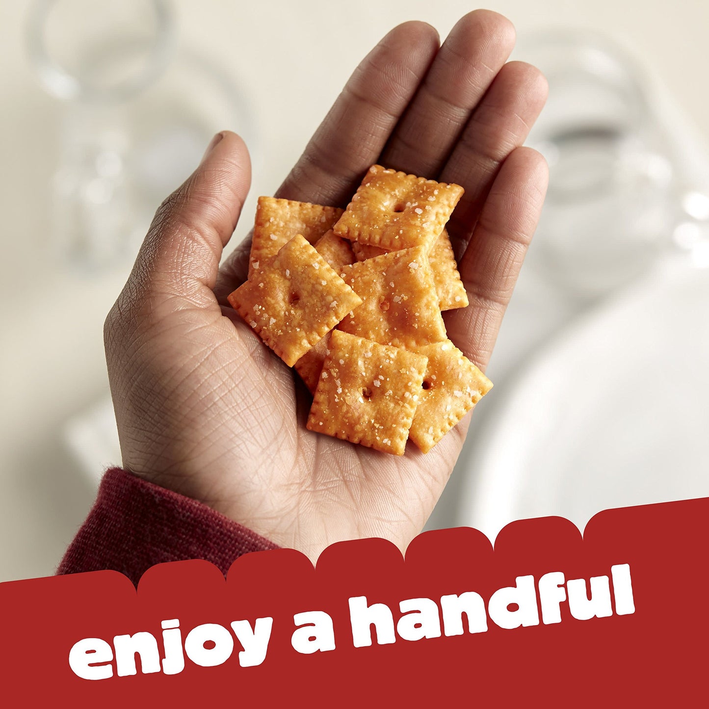 Cheez-It Baked Snack Cheese Crackers, Original, Single Serve, 1.5 Oz Bags (45 Count)