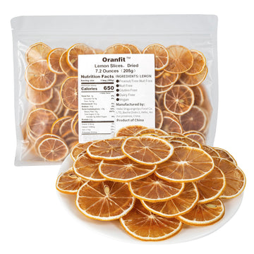 Oranfit Dried Lemon Slices 7.2oz/205g(120 to 156 slices)