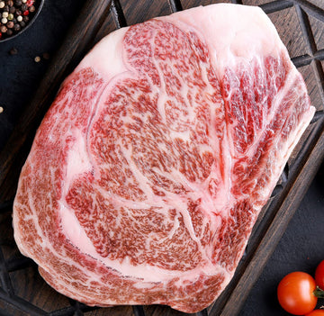 Japanese Beef Wagyu Ribeye Steak - Approx. 1 Lb / 454 G - A5 Grade 100% Wagyu From Miyazaki Japan
