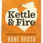 Kettle & Fire Mushroom Chicken Bone Broth, 10G Protein, Whole30, Gluten Free, 16.9 Oz (Pack Of 6)