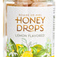 Gourmanity Honey Candy Lemon Drops, 7Oz Jar Gourmet French Candy Honey Drops Honey-Lemon Hard Candy Delicious, Soothing Natural