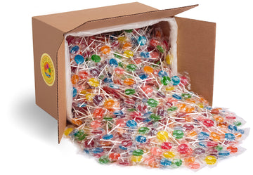 Candy Creek - 9 Fruit Variety Lollipops, No Rootbeer (Bulk 15 Lb. Carton)