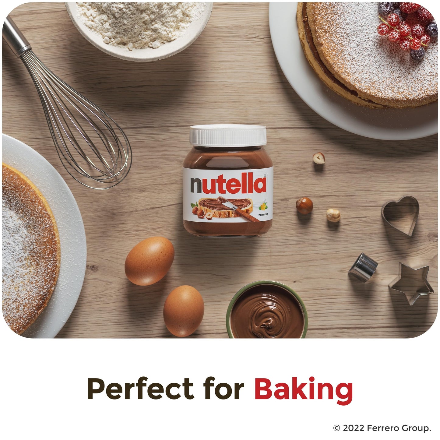 Nutella Chocolate Hazelnut Spread, 13 oz Jar, 5 Pack