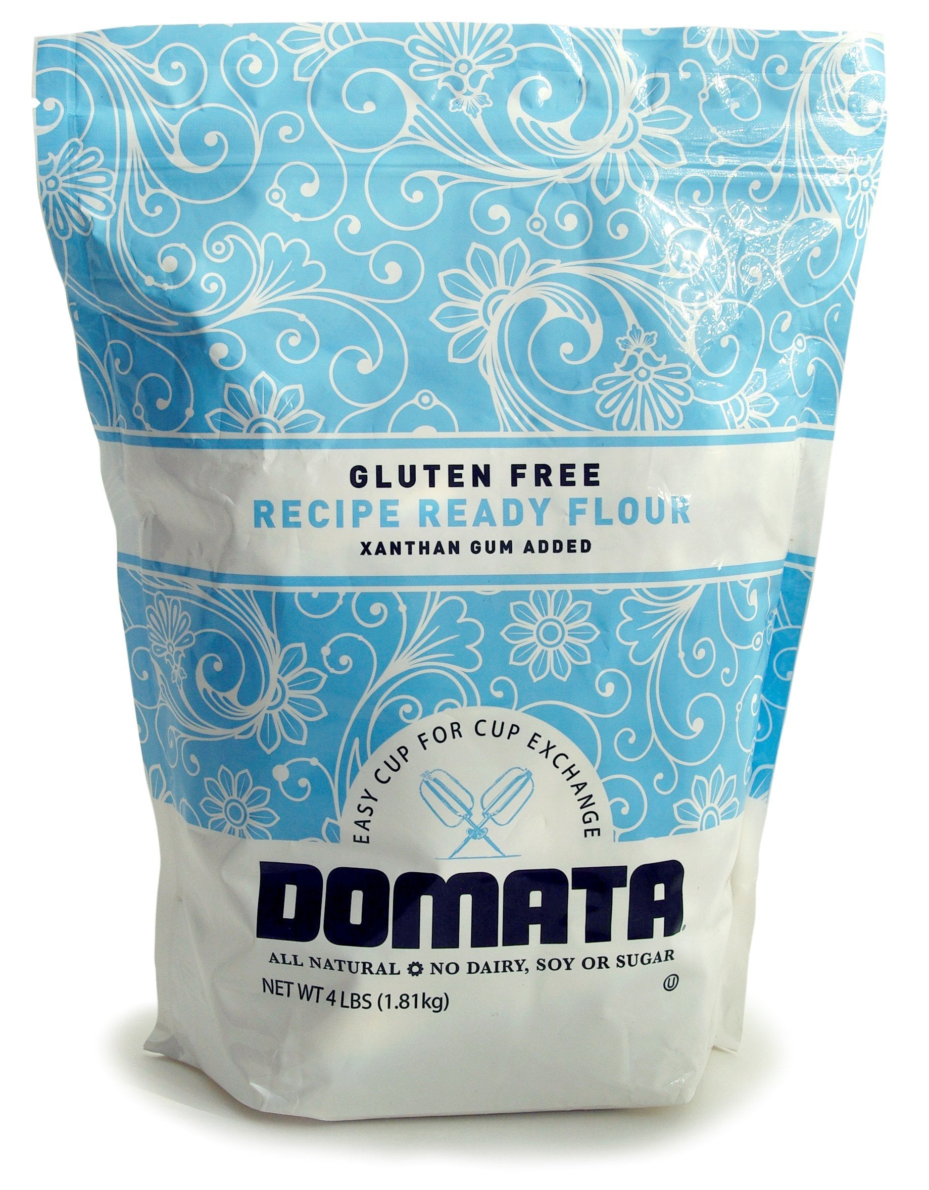Domata Recipe Ready Flour, Gluten Free, 4 Pound