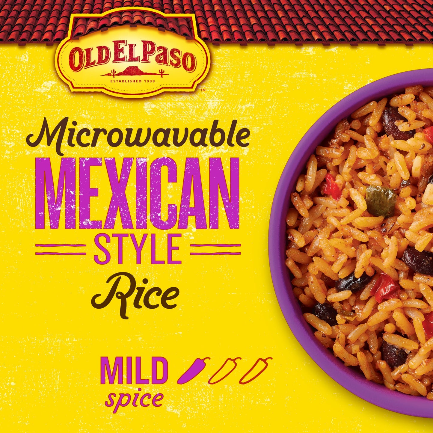 Old El Paso Mexican Style Rice, Microwavable Pouch, 8.8 oz