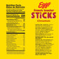 Eggo Frozen French Toaster Sticks, Frozen Breakfast, Breakfast Food, Cinnamon, 12.7oz Box (32 Sticks)