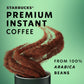 Starbucks Premium Instant Coffee, Dark Roast, 100% Arabica Beans, 3 Pack (3.17 Oz Each) - Rich Flavor, Convenient Instant Brew