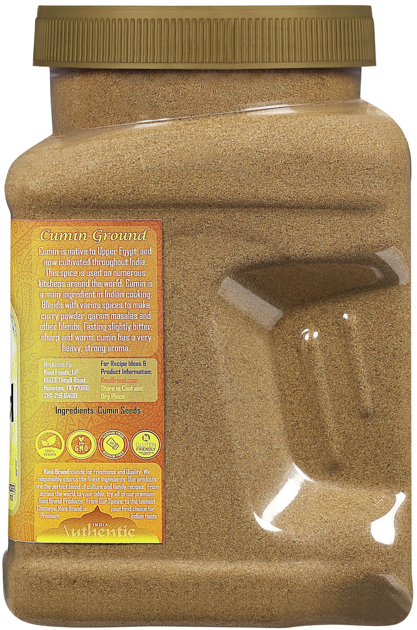 Rani Cumin (Jeera) Powder Spice 32Oz (2Lbs) 908G Pet Jar ~ All Natural | Vegan | Gluten Friendly | Non-Gmo | Kosher | Indian Origin