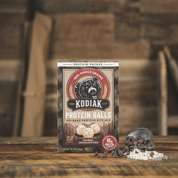 Kodiak Oatmeal Protein Ball Mix, Chocolate Chip, High Protein, 100% Whole Grains, (Pack Of 1)