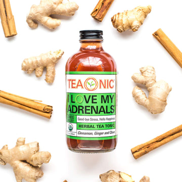 Teaonic I Love My Variety Pack, Detox Tea Tonic, Lemon Ginger Tea, Hibiscus Tea, Usda-Certified, Vegan, Gluten-Free, Non-Gmo, 6