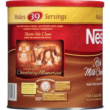 Nestle Hot Cocoa Mix, Rich Milk Chocolate Flavor, 27.7 Ounce Canister