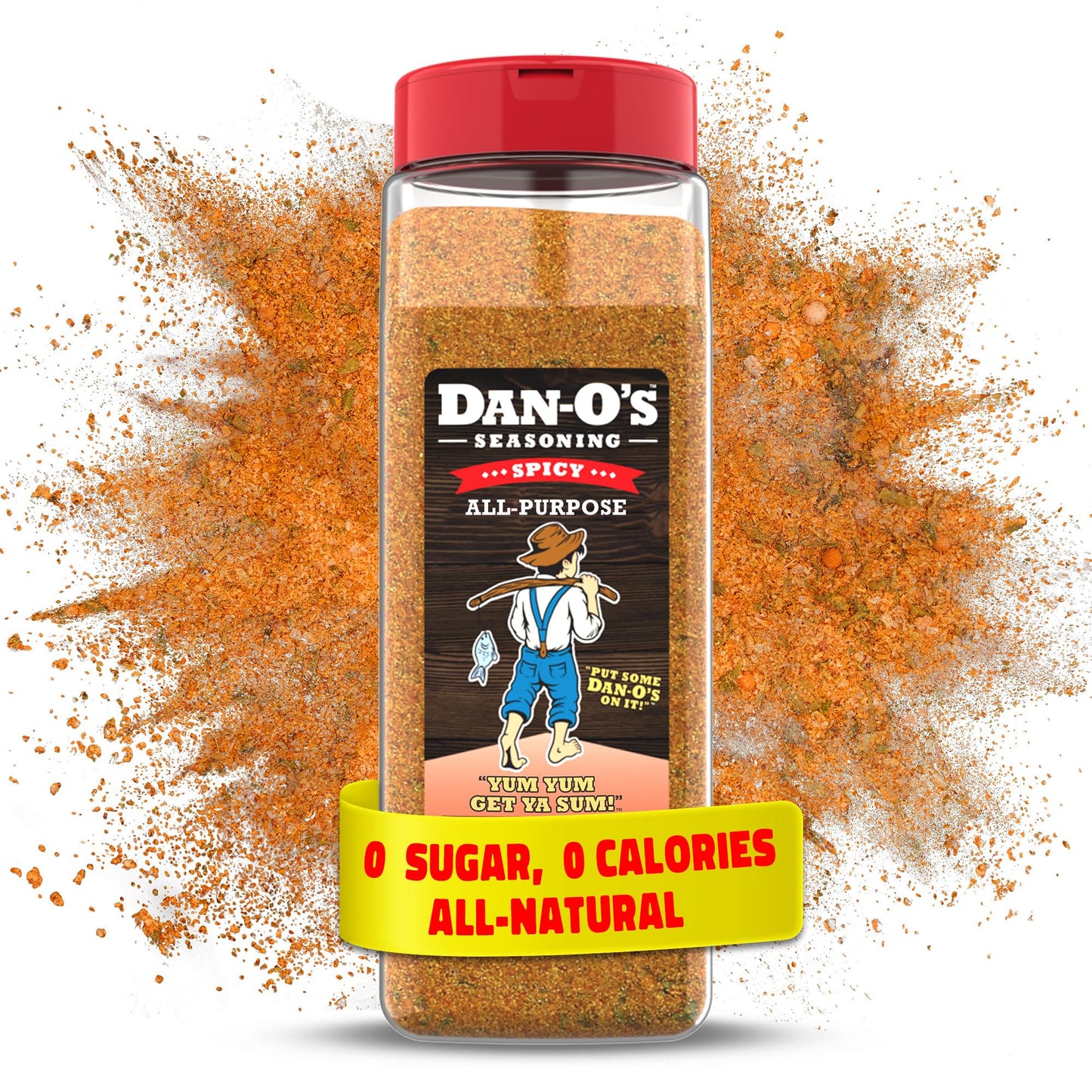 Dan-Os Spicy Seasoning - All-Purpose, Sugar Free, Zero Calorie - 20 oz Bottle