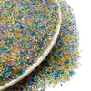 SE Si&Moos Blue Pink and Yellow Sanding Sugar Sprinkles Royal Blue Sprinkles Sugar Rimmer for Cocktails, Edible Colored Sugars f