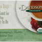Davidson'S Organics, White Pomegranate, 100-Count Unwrapped Tea Bags