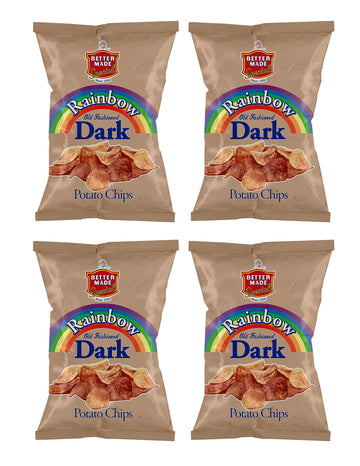 Better Made Potato Chips - Crispy, Crunchy Snacks - 4 x 7.5-10oz Bags - Gluten Free - Choose Your Flavor!