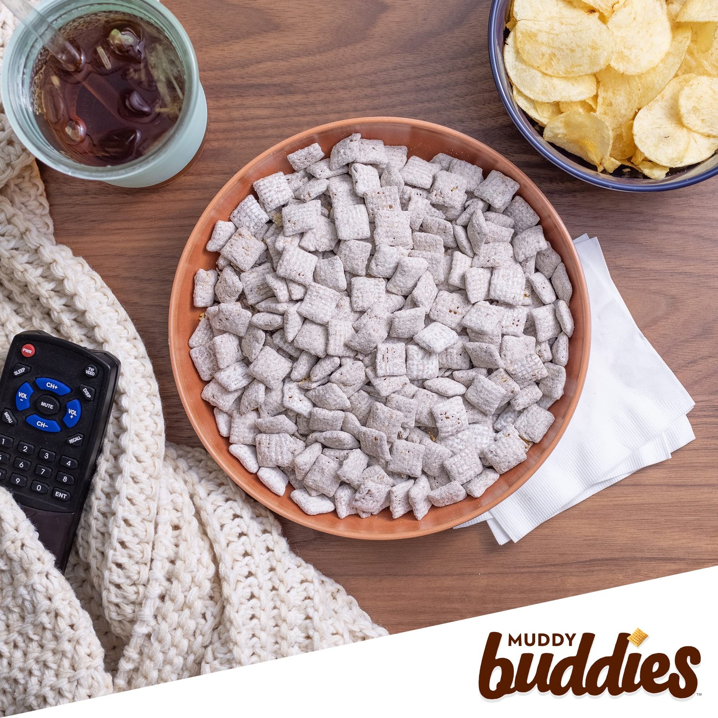 Chex Mix Muddy Buddies, Peanut Butter and Chocolate Snack Mix, 7 oz (Pack of 10)