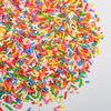 Bayep Rainbow Sprinkles Jimmies Colorful Sprinkles for Cake Decorating Ice Cream, Cookies, Baking, Cupcake Topper Bulk Candy Per