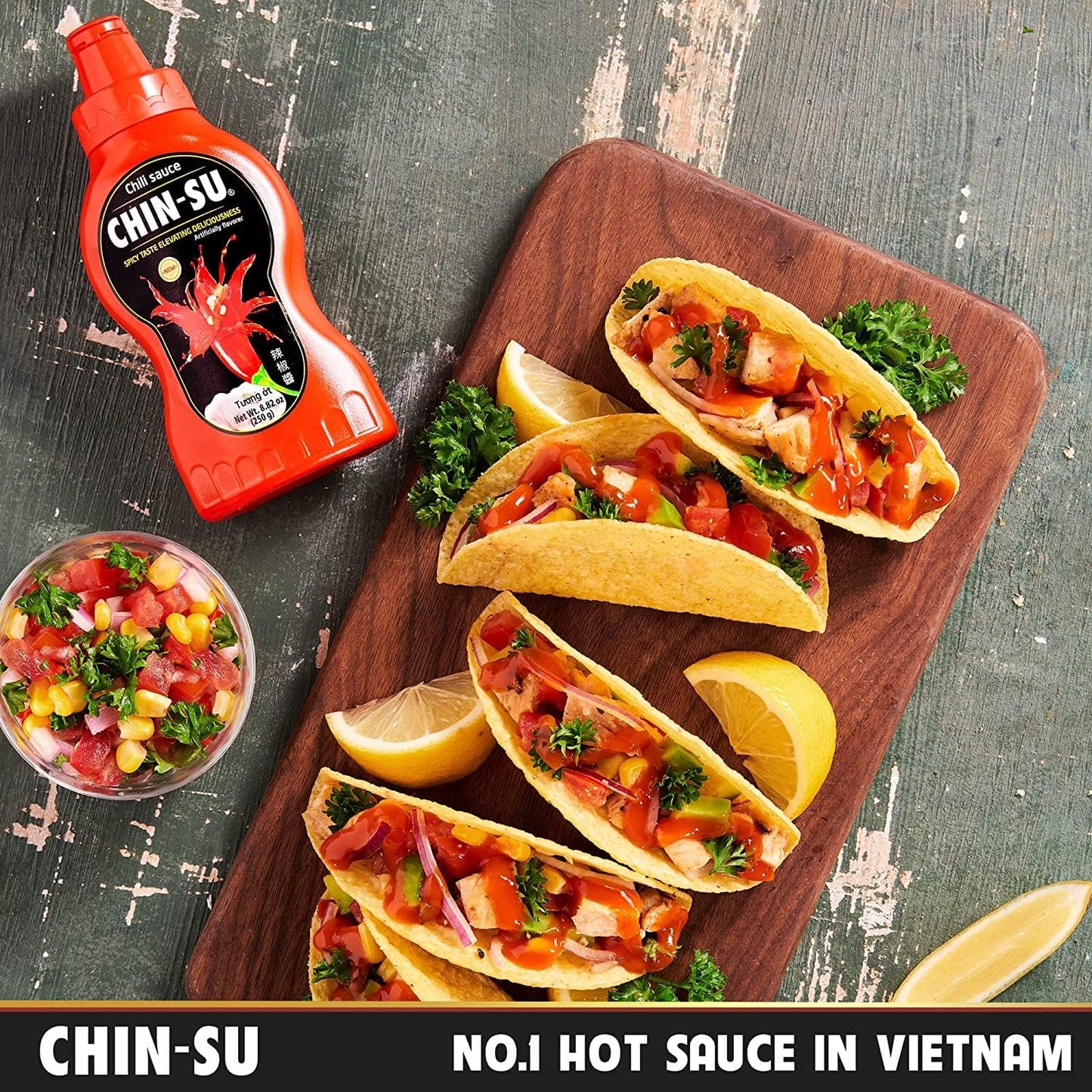 The Original Vietnamese Chili Sauce, Chin-Su Sweet Sriracha Chili Sauce, Organic Pasta Sauce, Pizza Sauce, Rippen Chili Garlic H