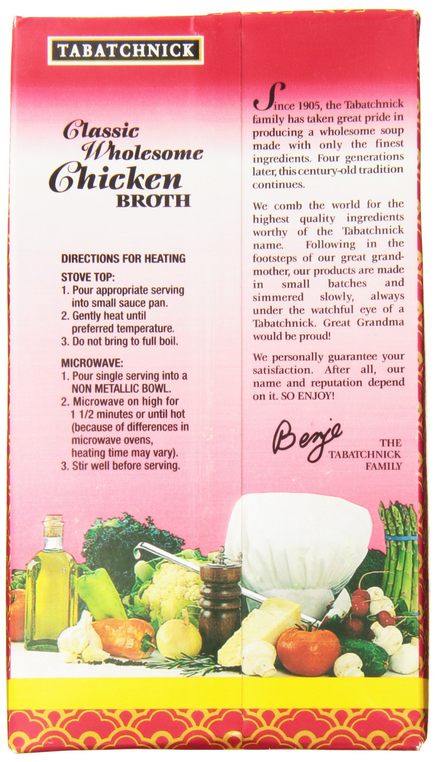 Tabatchnick Soup Chckn Broth Clsc 32Oz